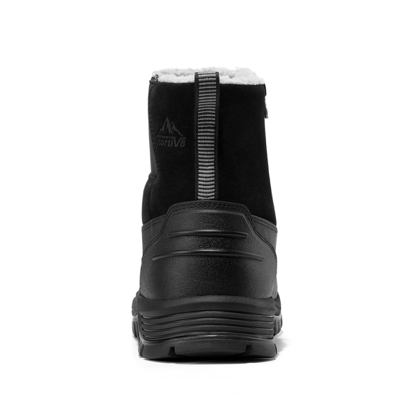 Men's Non-Slip Waterproof Snow Boots - BLACK - 2
