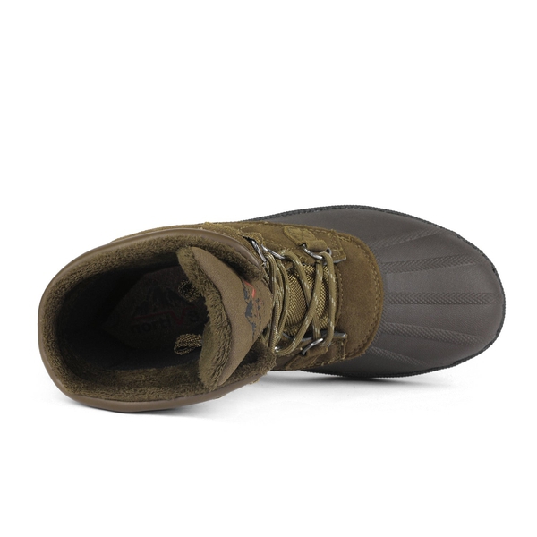 Men's Suede Waterproof Snow Boots【Wide Fit】 - KHAKI-BROWN - 4