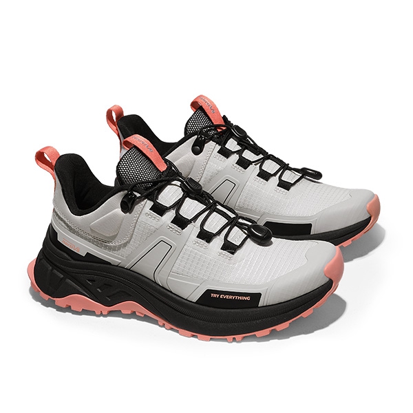 Women's Lightweight Hiking Shoes【Wide Fit】 - GREY PINK - 1