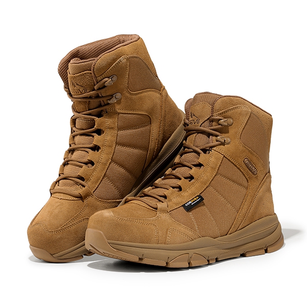 Men's Waterproof Lightweight Military Work Boots - BROWN - 1