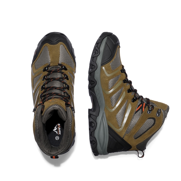 [Armadillo Series] Women's & Men's Wide Waterproof Hiking Boots【Wide Fit】 - OLIVE-SUEDE - 4