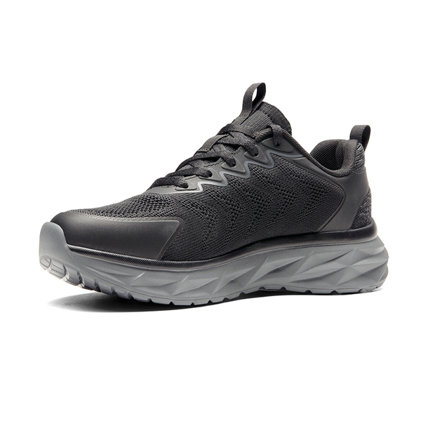 [ActiveUp] Men's Comfortable Mesh Lifestyle Sneakers - BLACK - 6