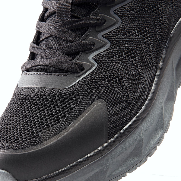 [ActiveUp] Men's Comfortable Mesh Lifestyle Sneakers - BLACK - 4