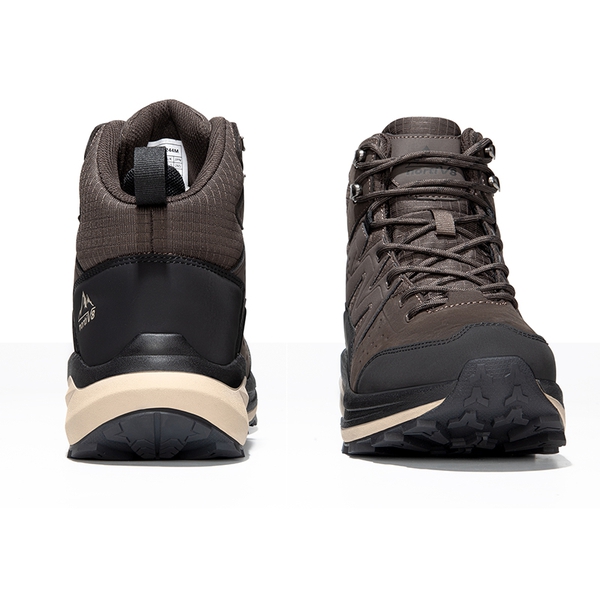Men's Cap-Toe Lightweight Hiking Boots - DARK BROWN - 6