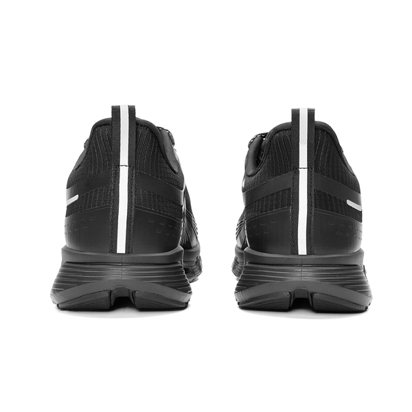 [MovePlush] Men's Cushioned Mesh Lifestyle Sneakers - ALL BLACK - 6