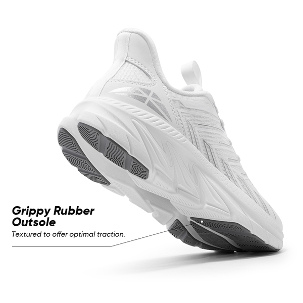 [AllSwifit 2.0] Women's Slip On Walking Sneakers - WHITE - 4