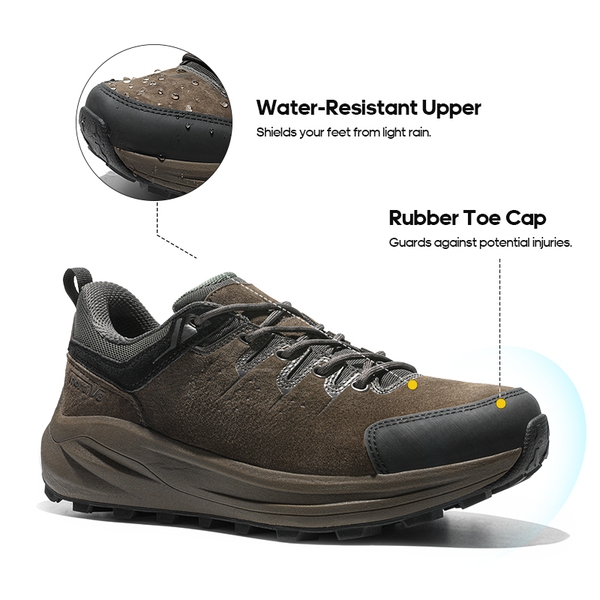 Men's Lightweight Breathable Hiking Shoes  - BROWN - 3