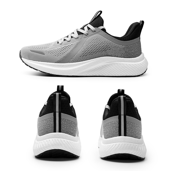  [DreamLife] Men's Lightweight Mesh Lifestyle Sneakers - GREY - 2