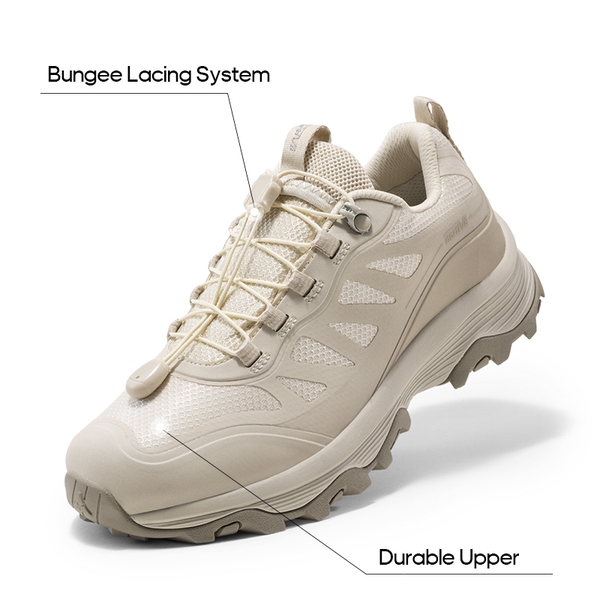 Women's Waterproof Mesh Hiking Shoes - KHAKI - 1