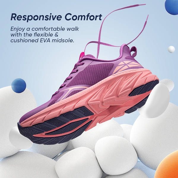 [AllSwifit 1.0] Women's Mesh Lifestyle Sneakers - PURPLE/PINK - 4