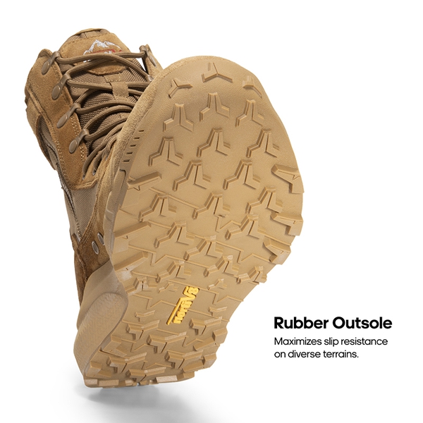 [Peakforce] Men's Breathable Tactical Military Work Boots - COYOTE - 4