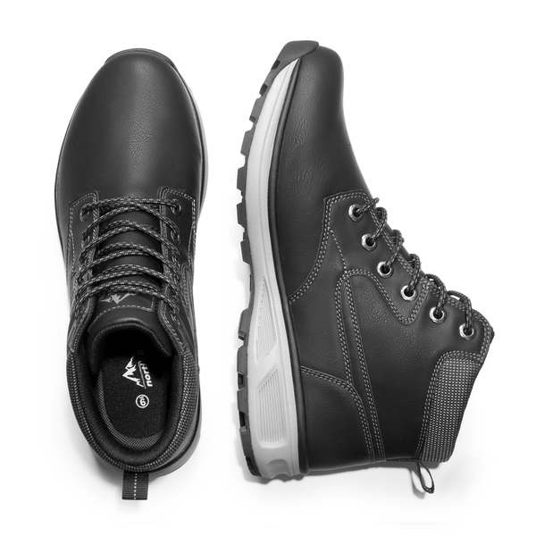 Men's Waterproof Lightweight Non-Slip Hiking Boots - BLACK - 6