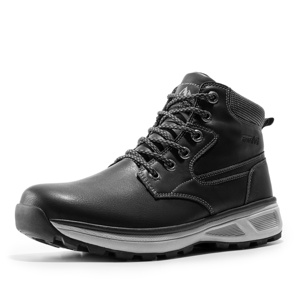 Men's Waterproof Lightweight Non-Slip Hiking Boots - BLACK -  0