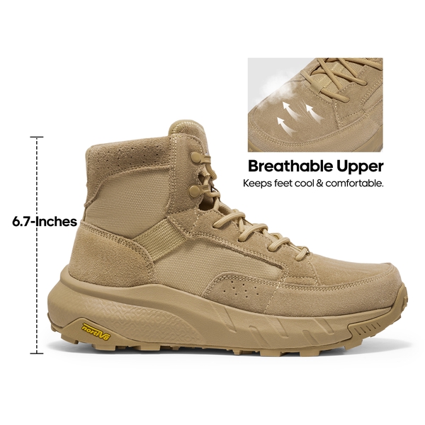 Men's Lightweight Tactical Work Boots - SAND - 2