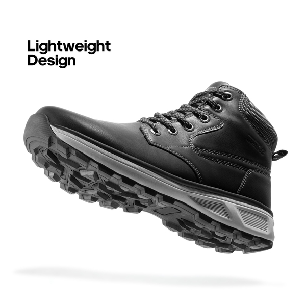 Men's Waterproof Lightweight Non-Slip Hiking Boots - BLACK - 1