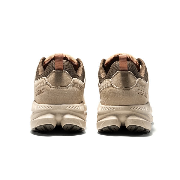 Women's Lightweight Suede Leather Hiking Shoes - KHAKI - 6