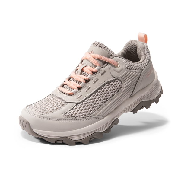 Women's Lightweight Breathable Mesh Hiking Shoes - KHAKI - 1
