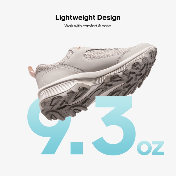 Women's Lightweight Breathable Mesh Hiking Shoes - KHAKI - 2
