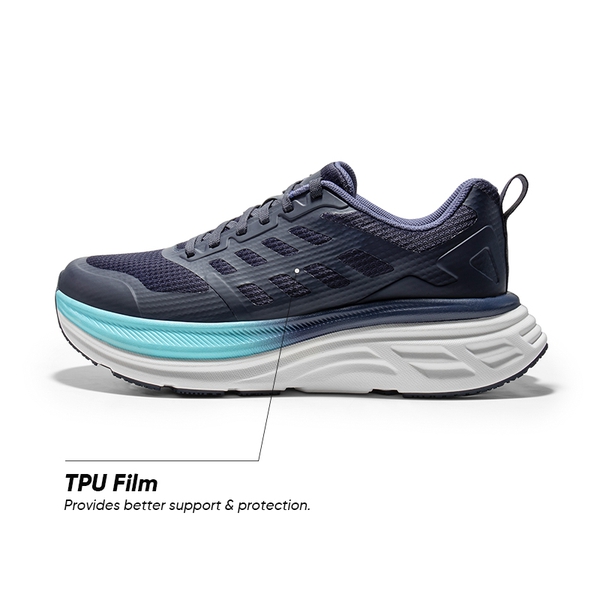 [ActiveFloat] Women's Breathable Lifestyle Walking Sneakers - BLUE - 5