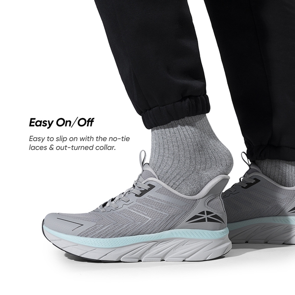 [AllSwifit 2.0] Men's Mesh Slip On Travel Sneakers - GREY - 4