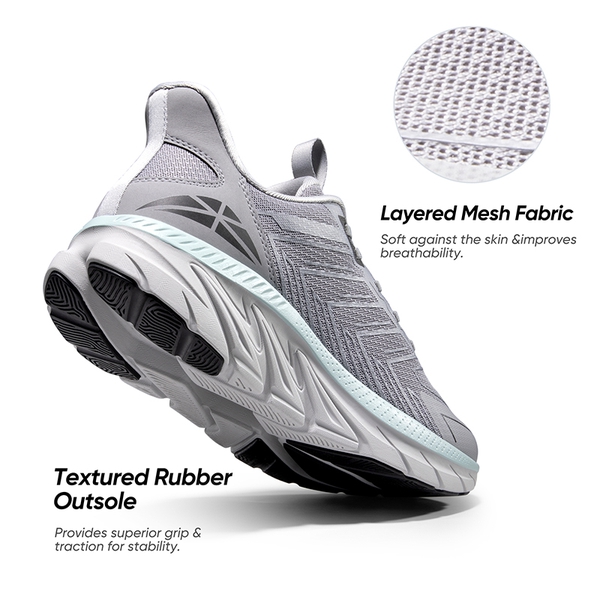 [AllSwifit 2.0] Men's Mesh Slip On Travel Sneakers - GREY - 2