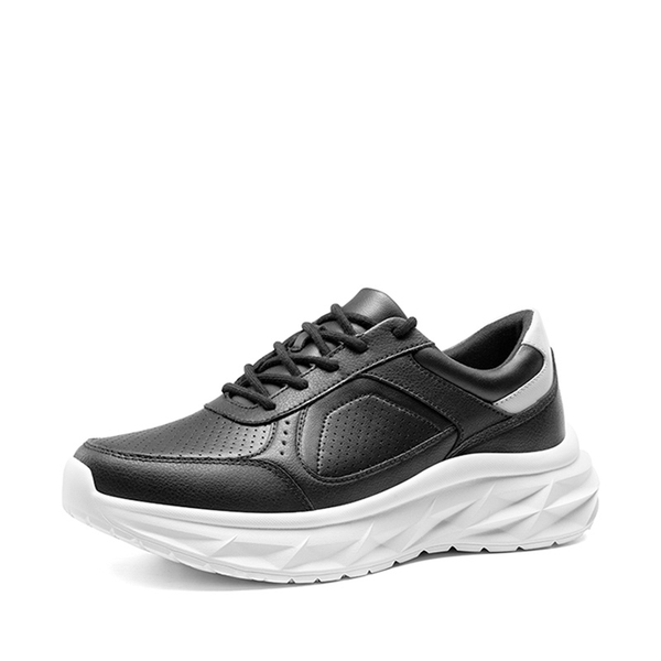 [ActiveCity] Men's Comfortable Lifestyle Sneakers - BLACK -  0