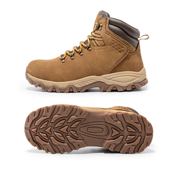 Men's Waterproof Snow & Hiking Boots With Camel-Fur Lining - Winter Boots, Wide Fit (Size 10 US)