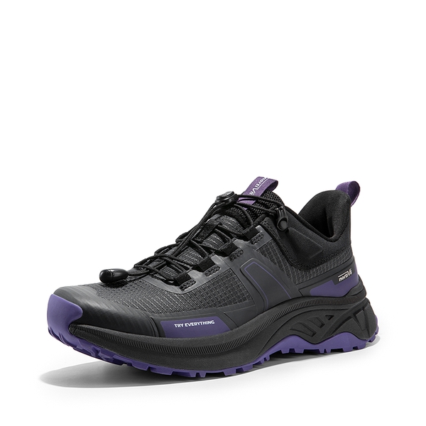 [Gladiator] Women's Lightweight Comfort Hiking Shoes - BLACK-PURPLE -  0