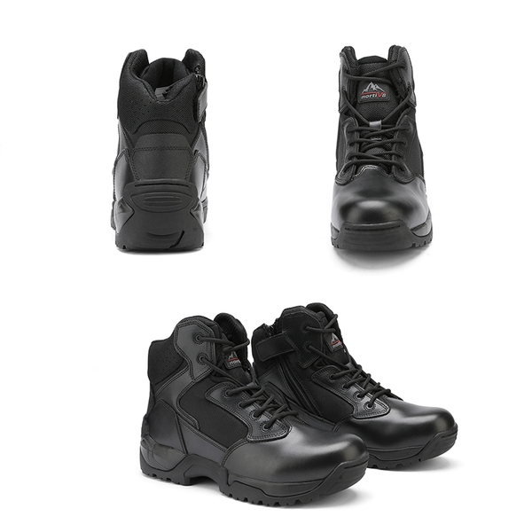Men's Military Tactical Desert Boots - BLACK - 2