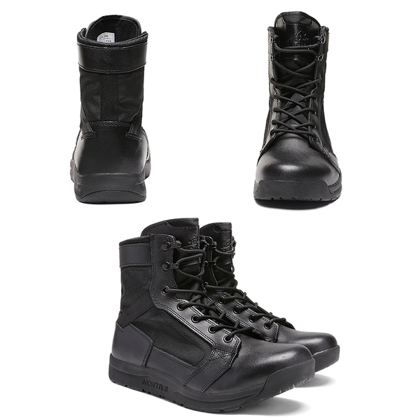 BLACK Lightweight Tactical Boots | Military Combat Boots  display picture 1