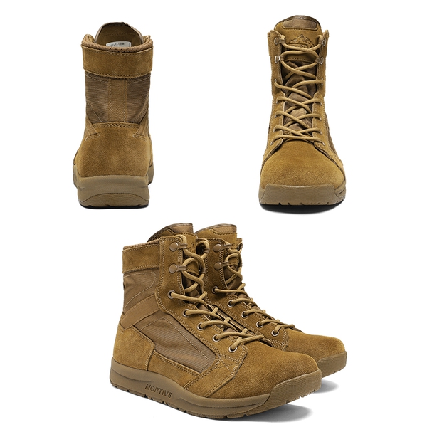 BROWN Lightweight Tactical Boots | Military Combat Boots-Nortiv 8