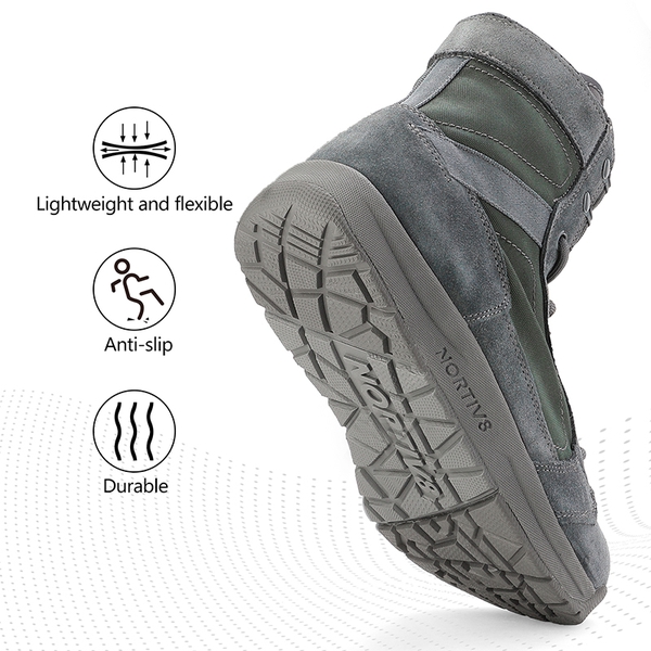 DARK GREY Lightweight Tactical Boots | Military Combat Boots  display picture 3