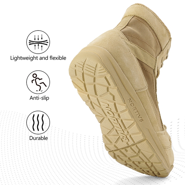 Men's Lightweight Tactical Boots - SAND - 1