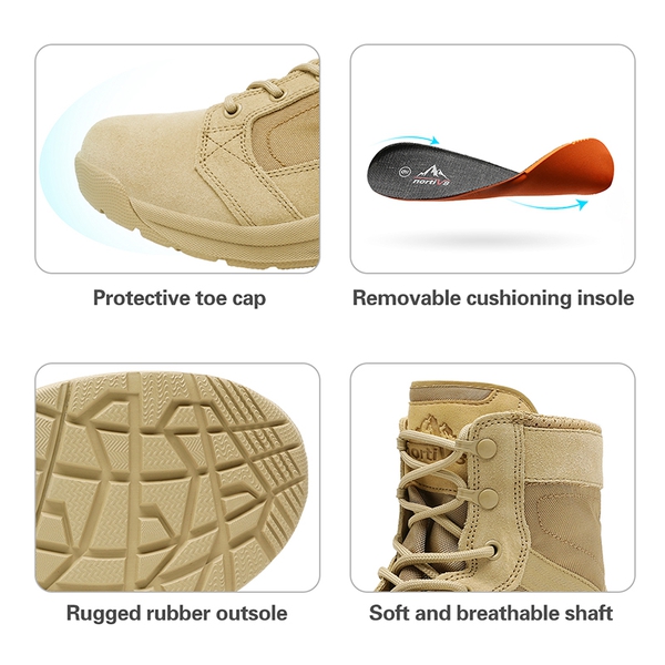 Men's Lightweight Tactical Boots - SAND - 3
