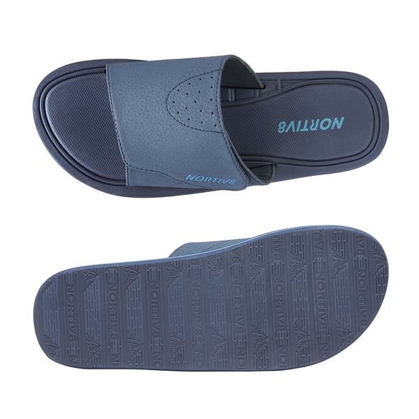 Men's Slide Sandals with Arch Support - NAVY - 1