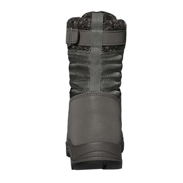 Women's Fur Snow Boots - GREY - 4