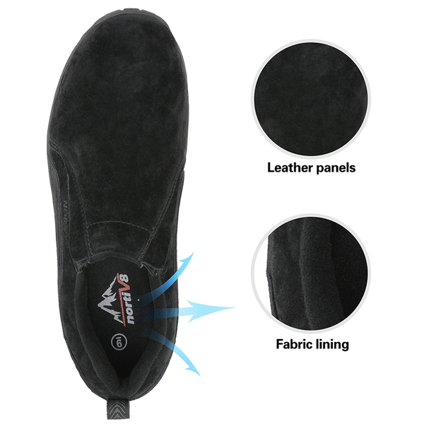 Men's Slip On Loafers - BLACK - 2