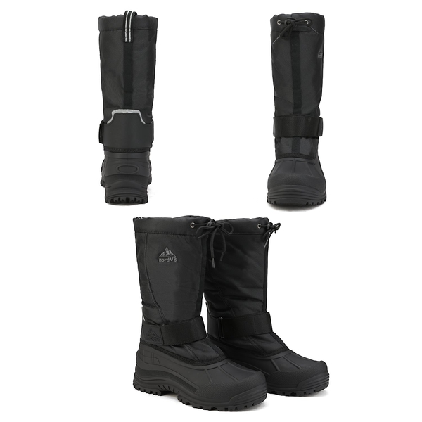 Men's Tall Winter Snow Boots - BLACK - 6