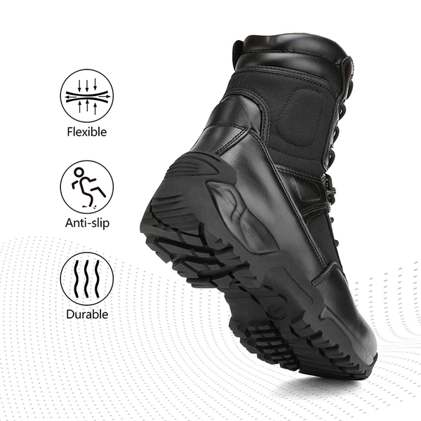 Men's High-Top Tactical Research  Boots - BLACK - 2