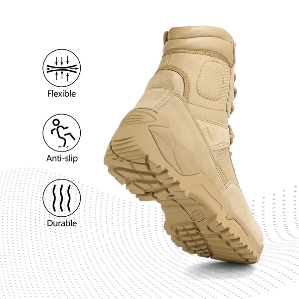 Men's High-Top Tactical Research  Boots - SAND - 2