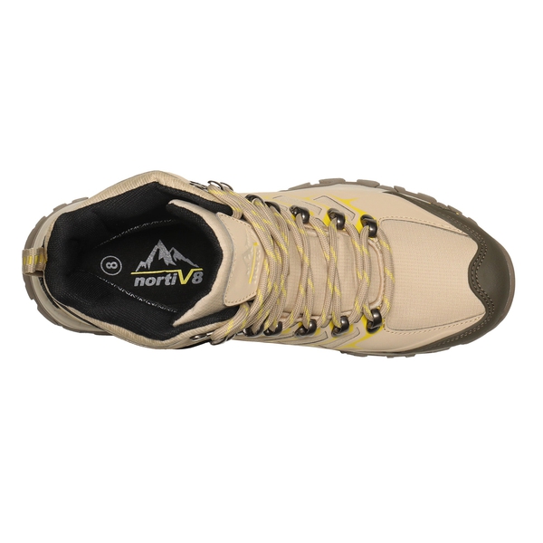 Women's Cap-Toe Waterproof Hiking Boots - KHAKI - 5
