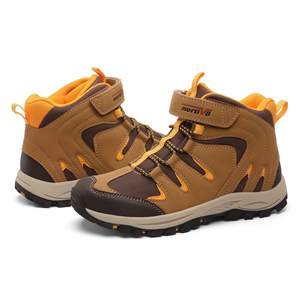 Kids Lightweight & Outdoor Hiking Boots - BROWN - 1
