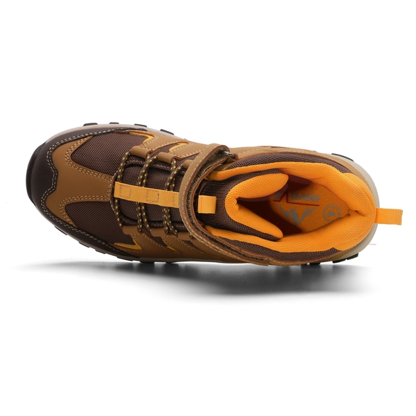 Kids Lightweight & Outdoor Hiking Boots - BROWN - 4