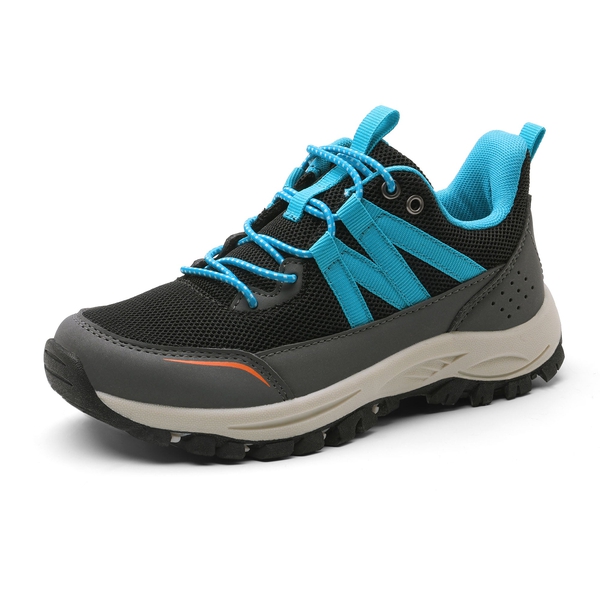 Kids Lightweight Hiking Shoes - BLACK -  0
