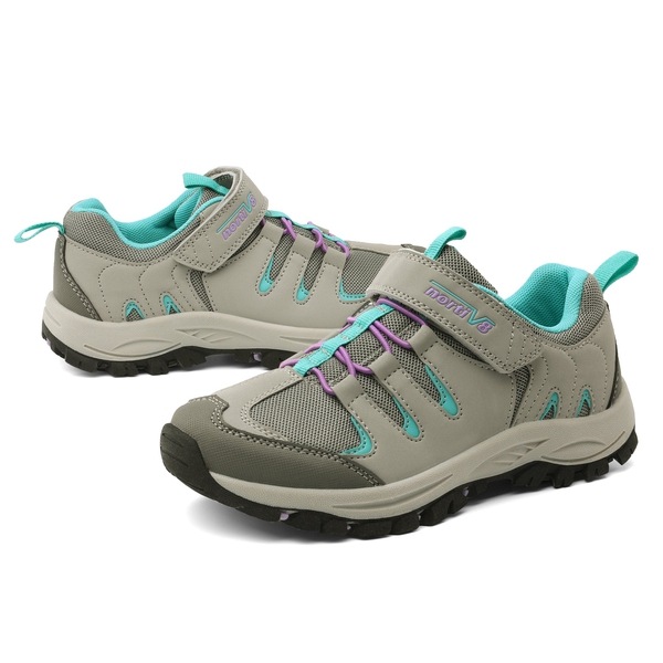 Kids Non Slip Hiking Shoes - GRAY - 4