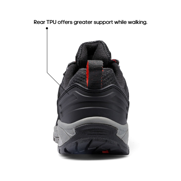[Wander] Women's Breathable Lightweight Hiking Shoes - BLACK - 4