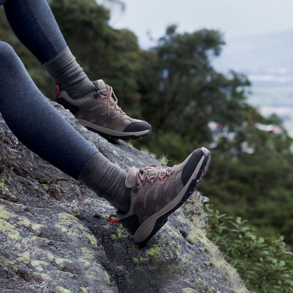 [Wander] Women's Breathable Lightweight Hiking Shoes - KHAKI - 1