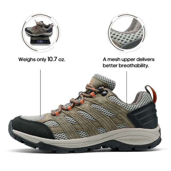 [Wander] Women's Breathable Lightweight Hiking Shoes - KHAKI - 2
