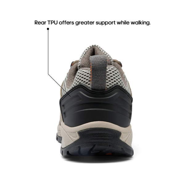 [Wander] Women's Breathable Lightweight Hiking Shoes - KHAKI - 4