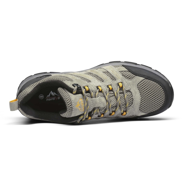 Men's Lightweight Trekking Shoes - GREY - 1